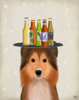 Picture of SHETLAND SHEEPDOG BEER LOVER