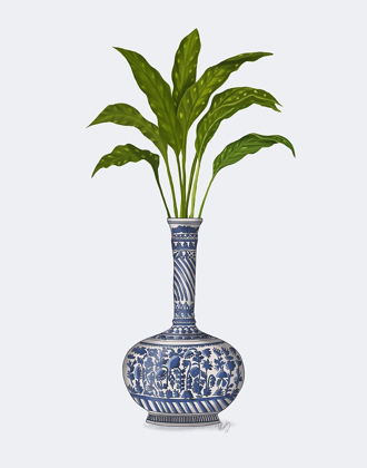 Picture of CHINOISERIE VASE 3, WITH PLANT