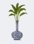 Picture of CHINOISERIE VASE 3, WITH PLANT