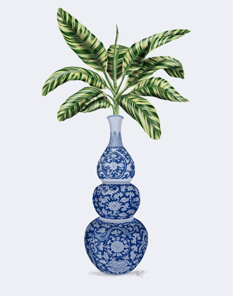 Picture of CHINOISERIE VASE 7, WITH PLANT