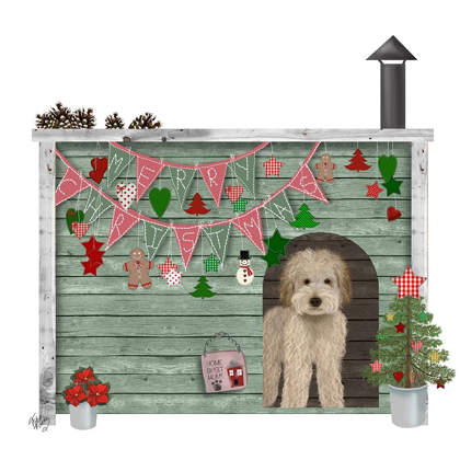 Picture of CHRISTMAS DES - CHRISTMAS KENNEL - HOMESPUN