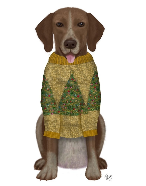 Picture of CHRISTMAS DES - MUTT IN YELLOW CHRISTMAS SWEATER