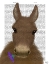 Picture of DONKEY PURPLE FLOWER BOOK PRINT