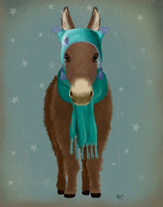 Picture of DONKEY BLUE HAT AND SCARF