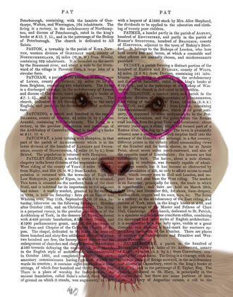 Picture of GOAT HEART GLASSES BOOK PRINT