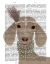 Picture of POSH WHITE GOAT BOOK PRINT