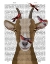 Picture of GOAT AND RED BIRDS BOOK PRINT