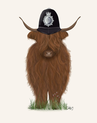 Picture of HIGHLAND COW POLICEMAN