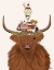 Picture of HIGHLAND COW AND ICE CREAM HAT