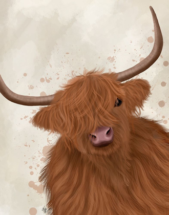 Picture of HIGHLAND COW 1, PORTRAIT