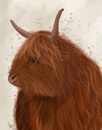 Picture of HIGHLAND COW 4, PORTRAIT