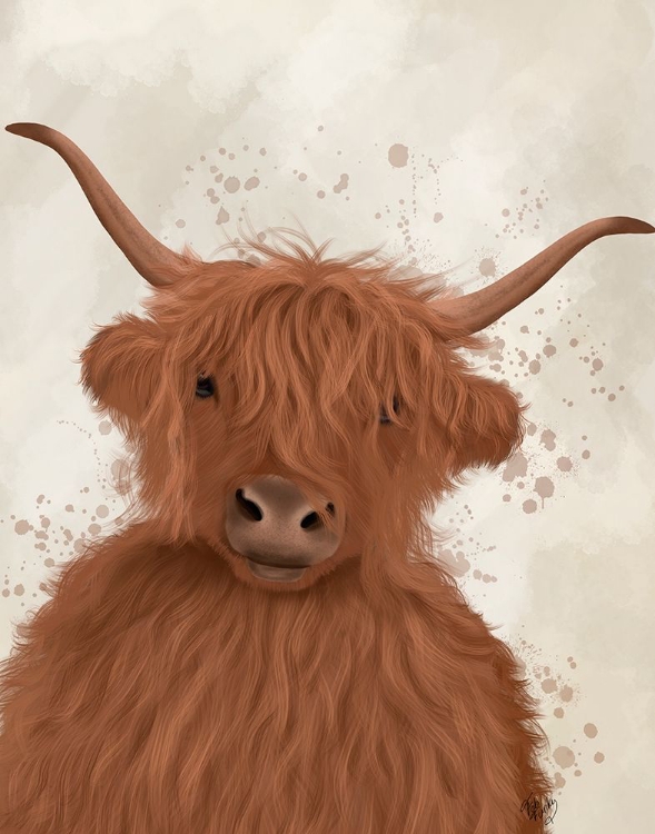 Picture of HIGHLAND COW 8, PORTRAIT