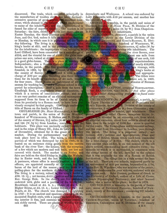 Picture of LLAMA TRADITIONAL 2, PORTRAIT BOOK PRINT