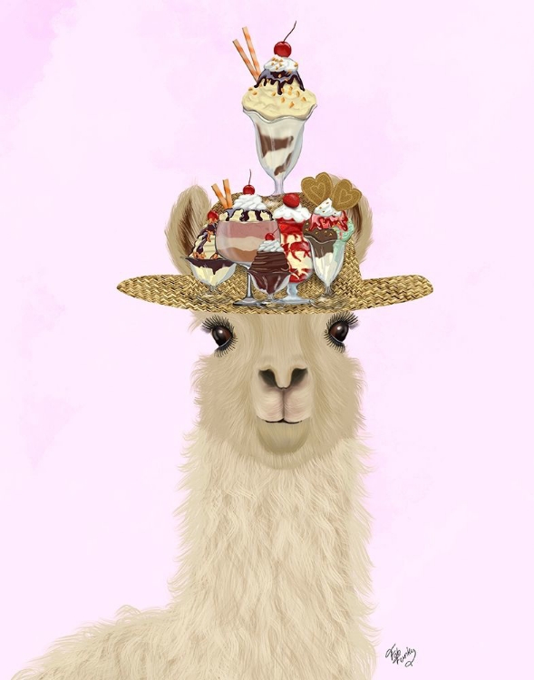 Picture of LLAMA ICE CREAM HAT