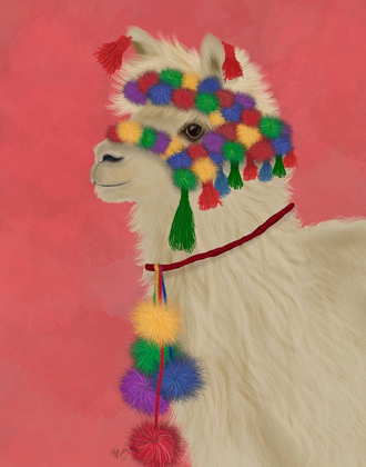 Picture of LLAMA TRADITIONAL 2, PORTRAIT