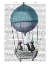 Picture of PENGUINS IN BALLOON BATH BOOK PRINT