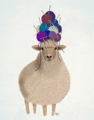Picture of SHEEP WITH WOOL HAT, FULL