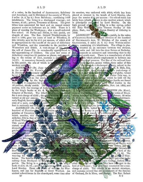 Picture of TROPICAL BIRDS NEST 1 BOOK PRINT