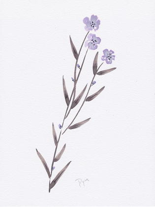 Picture of LAVENDER WILDFLOWERS III