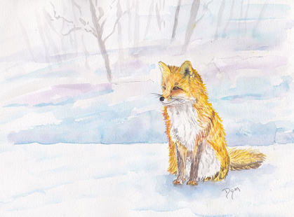 Picture of GOLDEN FOX WINTER