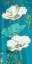 Picture of TEAL GOLD FLORALS