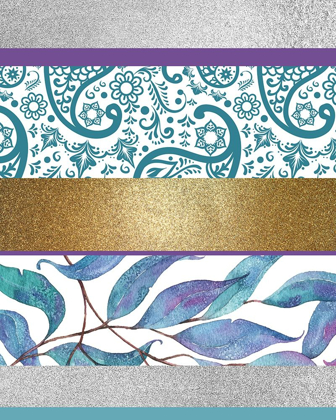 Picture of MIXED TEAL PURPLE 1