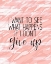 Picture of DONT GIVE UP