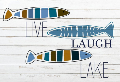 Picture of LIVE LAUGH LAKE FISH