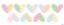 Picture of PASTEL HEARTS