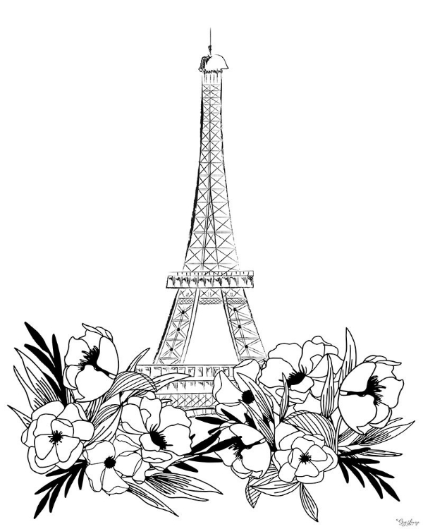 Picture of EIFFEL BLACK WHITE