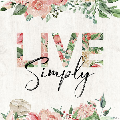 Picture of LIVE SIMPLY FLORAL