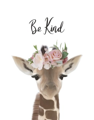 Picture of FLORAL GIRAFFE BE KIND