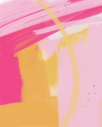 Picture of PINK AND YELLOW ABSTRACT