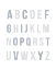 Picture of BLUE RAINBOW ALPHABET