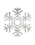 Picture of WOODEN SNOWFLAKE POLKA 2