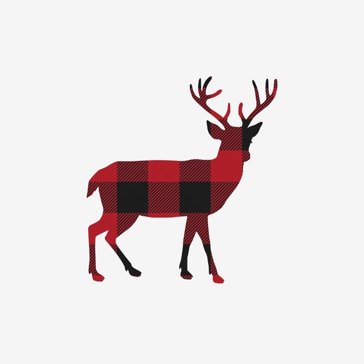 Picture of BUFFALO PLAID DEER