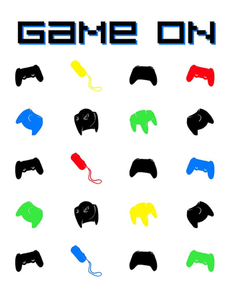 Picture of GAMER ON BLUE