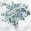 Picture of BLUE SKETCH FLORALS