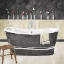 Picture of BATHROOM FLORALS DARK