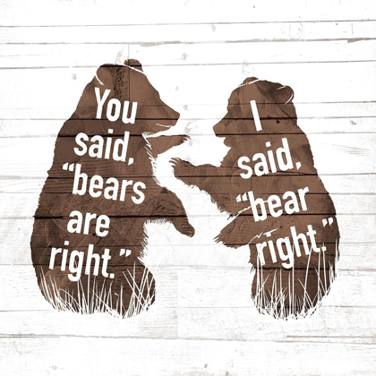 Picture of BEARS ARE RIGHT