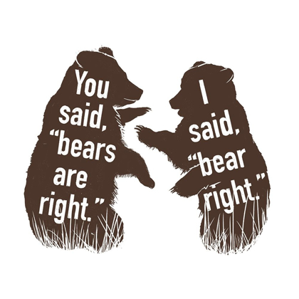 Picture of BEARS ARE RIGHT CLEAN