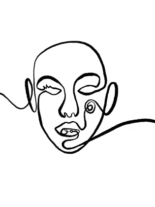 Picture of SCRIBBLE FACE
