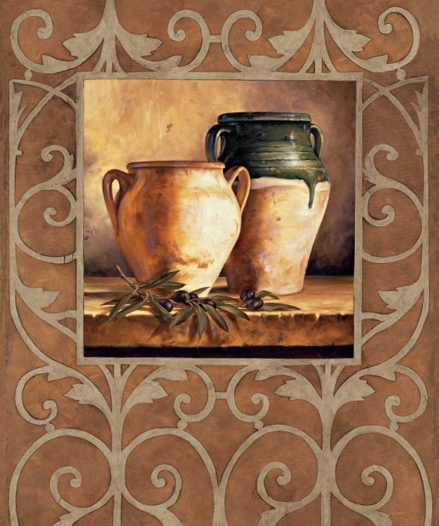 Picture of VASES WITH OLIVES