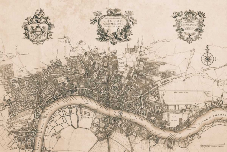 Picture of PLAN OF THE CITY OF LONDON 172