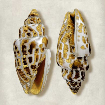 Picture of GOLDEN OCEAN GEMS ON IVORY I