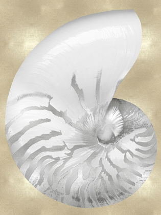 Picture of SILVER PEARL SHELL ON GOLD III