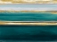 Picture of PARALLEL LINES ON TEAL