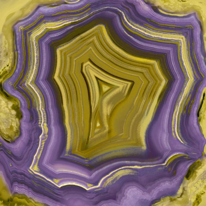 Picture of AGATE IN PURPLE AND GOLD I