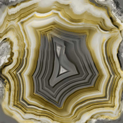 Picture of AGATE IN GOLD AND GREY