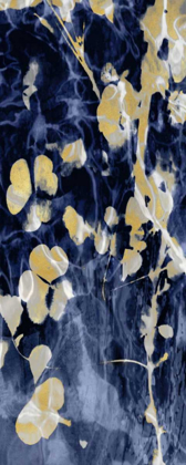 Picture of INDIGO NATURE WITH GOLD II